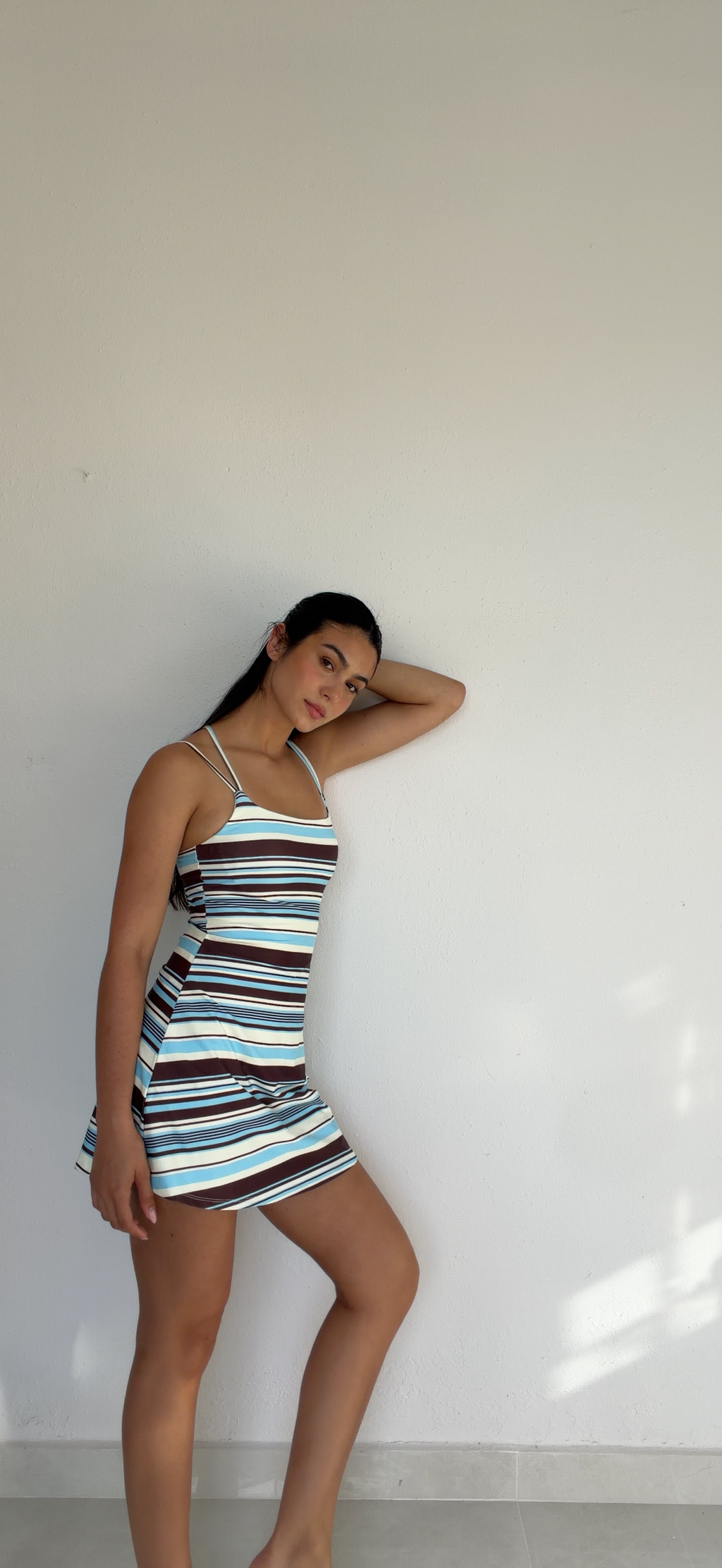 Striped Active Mini Dress